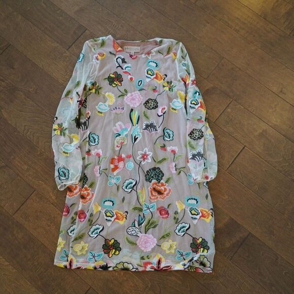 Philosophy Floral Lace Embroidered Romantic‎ Long Sleeve Women's S - Picture 2 of 5